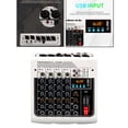 thumbnail image 4 of dor de sonido USB de con alimentación digital de 6 canales para DJ Studio Party Singing, 4 of 9