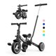 thumbnail image 1 of besrey Bicicleta para niños 7 en 1 con manija de dirección para padres para niñas y niños de 1, 2, 3, 4, 5 años, triciclo plegable para niños, triciclo para niños con pedales extraíbles, asiento ajust, 1 of 5
