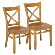 Con Side Chair in Black (Set of 2)