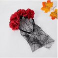 thumbnail image 5 of Women Rose Flower Hair Clip Rose Side Combs Flamenco Flowers Day of The Dead Costumes Mexican Hair Accessories for Wedding Party Halloween Rose Accessories, 5 of 7