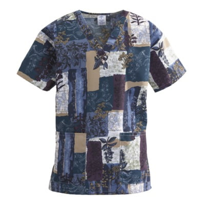 Medline Ladies V-neck Two-pocket Scrub T