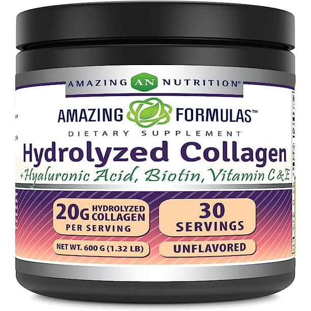 Amazing Formulas Hydrolyzed Bovine Collagen Type I & III Powder 1.32