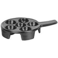 thumbnail image 2 of KONTONTY Ceramic Escargot Baking Plate, Black, 6-Hole, Non-Slip Grooves, Home Use, 2 of 5