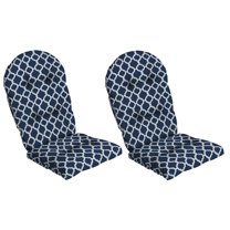ARDEN earthFIBER Rocking Chair Cushion, Set of 2, 21.5 x 48, Rain-Proof, Fade Resistant, Cushions for Rocking and Adirondack Chairs 21.5 x 48, Sapphire Blue Garden Trellis