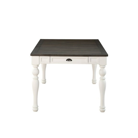 Steve Silver Joanna Two-tone Ivory and Dark Oak Dining Table