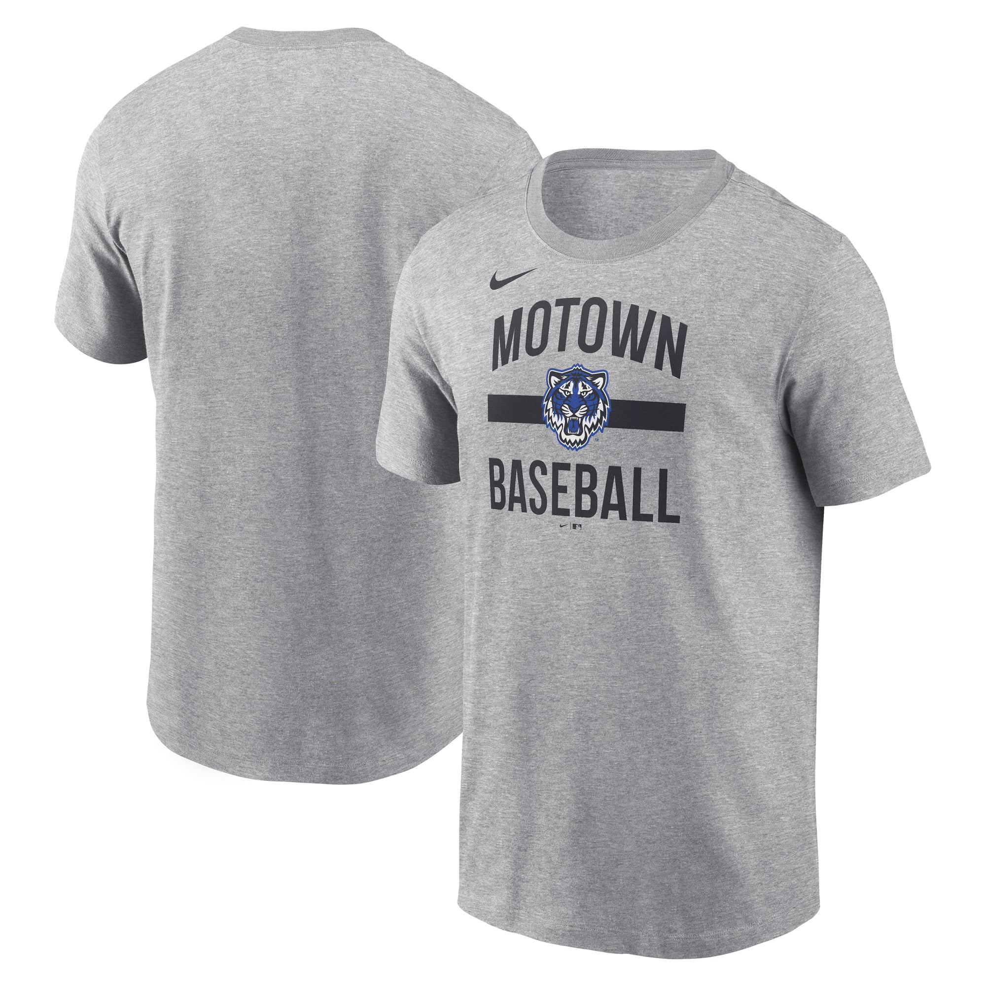 Men's Nike Heather Gray Detroit Tigers Arched T-Shirt