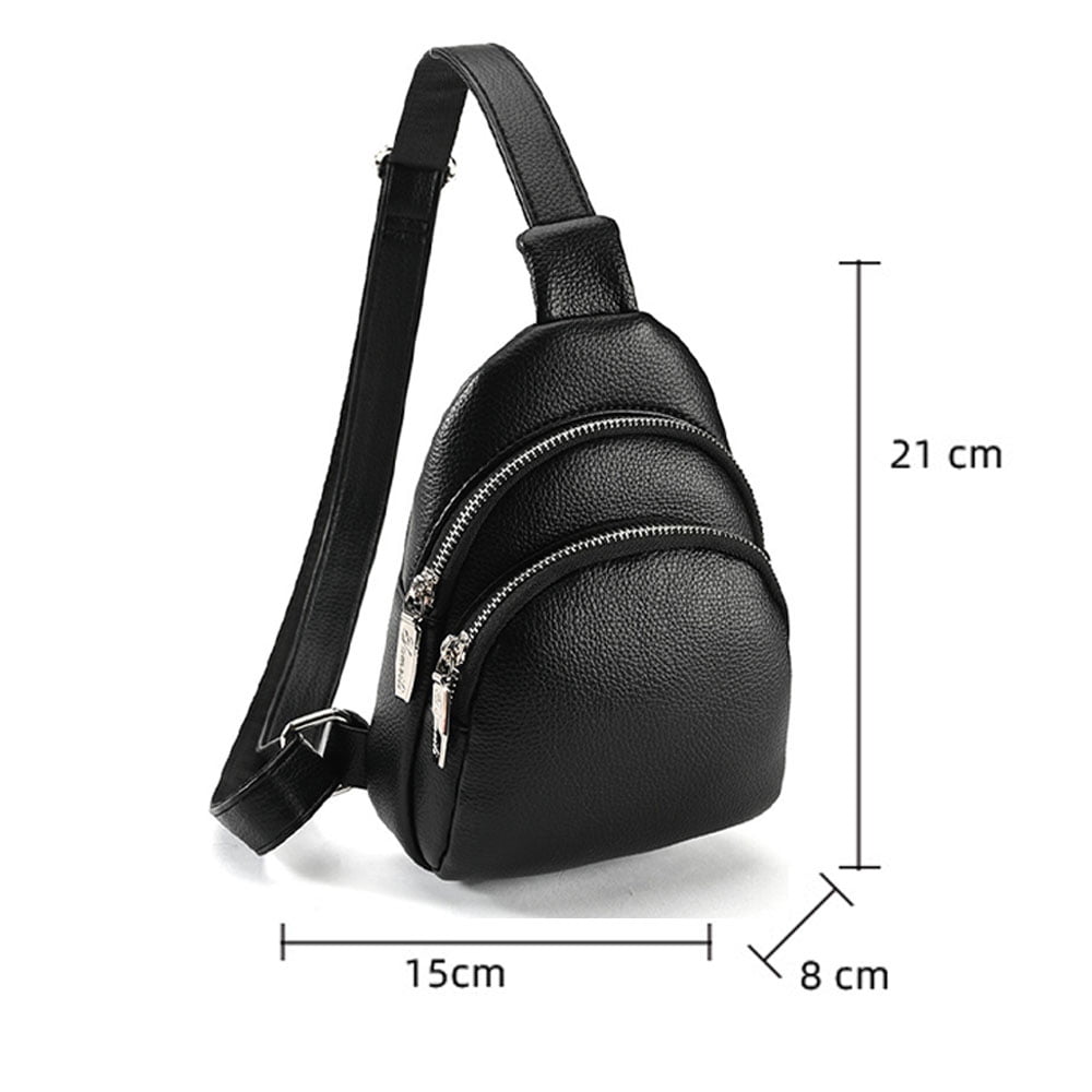 FASHLANLIKA Small Crossbody Bags for Women Black Leather Crossbody Camera Bag  Purse with Wide Guitar Strap (Black): Handbags: Amazon.com