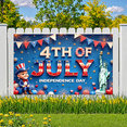 thumbnail image 4 of Patriotic Design Independence Day Celebration Banner Colorful Fireworks Fourth of July Decoration for National Day Event Holiday Party, 4 of 7