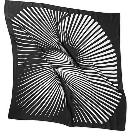 George - Women's Sunburst Printed Square Scarf