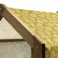 thumbnail image 4 of Shells Pet House, Ornamental Illustration of Long Tail Cabrits Murex, Outdoor & Indoor Portable Dog Kennel with Pillow and Cover, 5 Sizes, Earth Yellow Mustard, by Ambesonne, 4 of 4