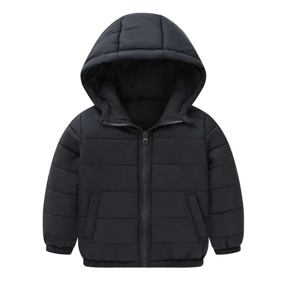 WENXIAOO Baby Boys Girls Winter Coat Little Boys Girls Puffer Coat Bear Ear Cute Jackets Thicken Windproof Zipper Warm Outwear for Baby Girls Toddler Fall Jacket Winter Baby Girl Clothes 3-4 Years