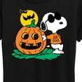 thumbnail image 3 of Peanuts - Joe Cool Pumpkin - Women's Short Sleeve Graphic T-Shirt, 3 of 6