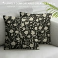 thumbnail image 3 of CMMY Vintage Flower Pillow Covers Cute Small Floral Decorative Throw Pillows Outdoor PillowCase Farmhouse Cushion Case Decor for Home Sofa Couch Bed, 3 of 5
