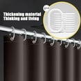thumbnail image 5 of Shower Curtain Waterproof And Mildews Proof Bathroom Shower Curtain Punch-free Light Transmitting And No Transparent Bathroom Partition Curtain, 5 of 7