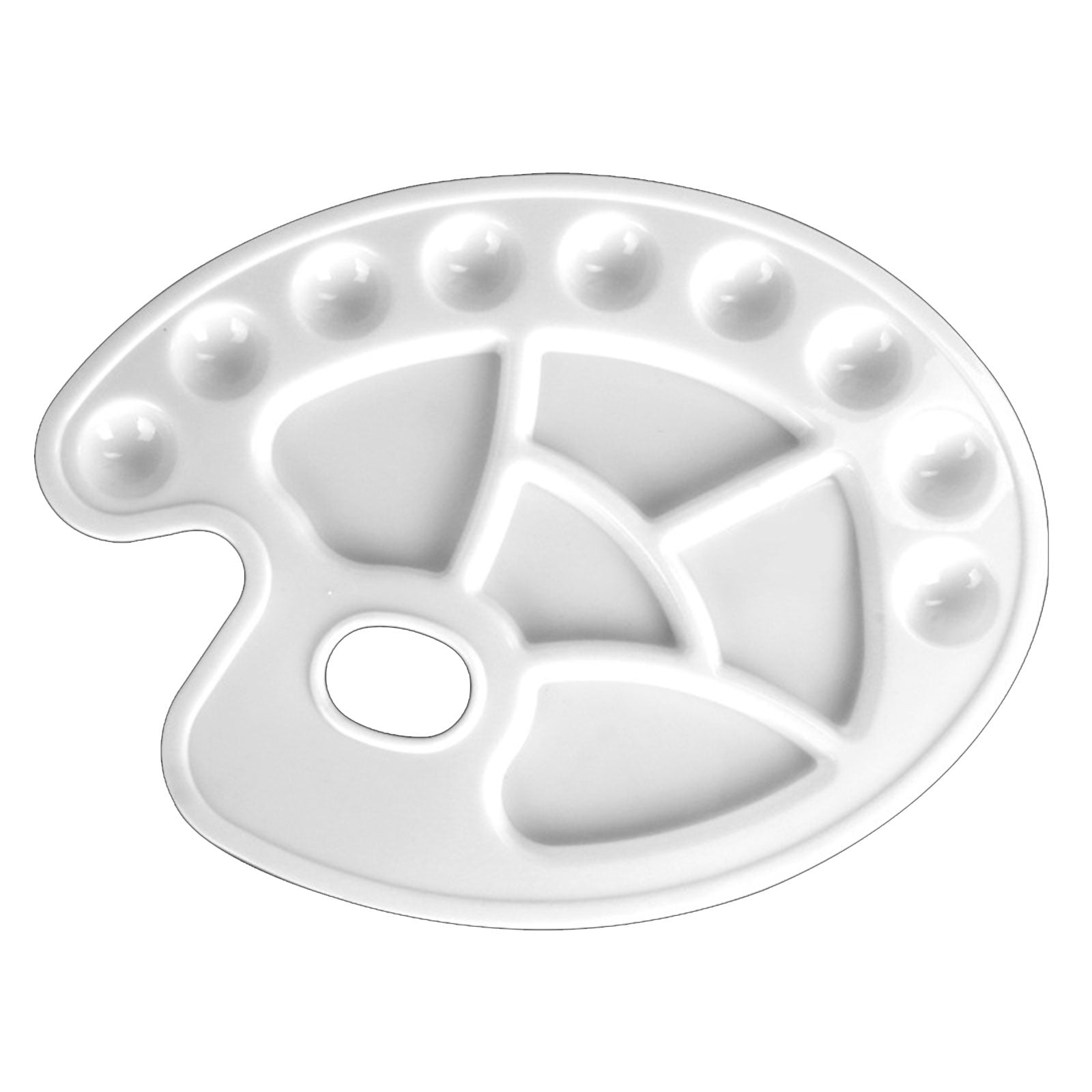 CHAOMA Paint Tray Reusable Plastic Palettes for Acrylic Oil Paint