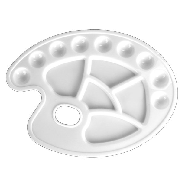 CHAOMA Paint Tray Reusable Plastic Palettes for Acrylic Oil Paint