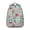 Nautical Blue, variant on Retro Wild Horse Pattern Student School Backpack with Foal and Pony Farm Floral Print Rainbow Design Book Bag