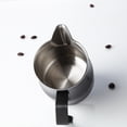 thumbnail image 4 of Easyworkz Espresso Steaming Pitcher Stainless Steel 15 oz Coffee Frothing Picther Milk Jug Cappuccino Latte Art Cup, Black, 4 of 8