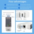 thumbnail image 4 of Puerto Serie DIN-Rail RS485 A Ethernet Convertidor Servidor Protoss MQTT PE11-H Compatible con Modbus RTU, 4 of 8