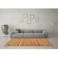 thumbnail image 3 of Ahgly Company Indoor Square Abstract Brown Modern Area Rugs, 8' Square, 3 of 4