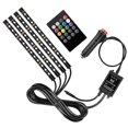 thumbnail image 2 of Luces interiores del coche Control de sonido 48LED Control remoto multicolor RGB Encendedor Baoblaze Luces interiores del coche, 2 of 8