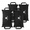 black 45lb, variant on GOGHOST Umbrella Base Weights Sand Bag ,Sandbags for Outdoor garden furniture, Drying Racks, Camping Tents, Trampolines, Garden Umbrellas, Canopies,2 Pack