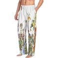 thumbnail image 2 of Daiia Herbs and Wildflowers Men's Sleep Pant with Pockets and Drawstring,Pajama Pants-X-Large, 2 of 9
