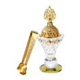 thumbnail image 3 of Quemador de incienso,Juego de quemador de incienso de vidrio con soporte y clip,Incensario portátil decorativo adorno de escritorio,Colección de porta incienso árabes, 3 of 8