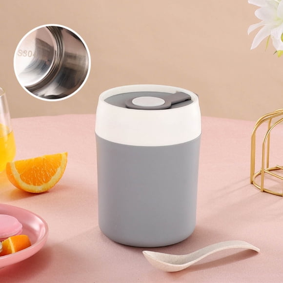 Traveling Cup With Spoon Breakfast Cup Scalding Microwave Sealing Soup Cup Student Hand Water Cup