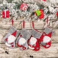 thumbnail image 3 of Christmas Stockings, Xmas Stockings Decorations, Gnomes Santa Christmas Stockings Fireplace Hanging Stockings Ornament for Family Christmas Decoration, 3 of 6