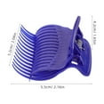 thumbnail image 3 of 8pcs Hot Roller Claw Clips Hair Curler Replacement Sectioning Styling Jaw Clips, 3 of 9