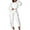 White, variant on DDAPJ pyju Women's 2 Piece Outfits Casual Sweater Sets Cropped Knit Tops and High Waisted Pants Matching Set Tassels Y2K Tracksuits Prime Sales Today Beige L