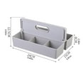 thumbnail image 5 of EIMELI Table Basse Salon Bureau Boîte de Rangement Télécommande Simple Plastique Mural Commode Organisateur Cosmétique, 5 of 5