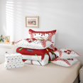 thumbnail image 6 of Erosebridal Kids Ball Games Theme 7pcs Bedding Comforter Set,Red Ices Cream Baseball Print Queen Bedding Sets For Boys,Reversible, 6 of 7