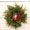 A, variant on Norfolk Pine Christmas Wreath 16 Inch Artificial Christmas Wreaths for Front Door Christmas Wreath with Red Berry Decor for Window Door Outdoor Indoor Holiday Decor