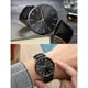 thumbnail image 3 of Reloj de cuarzo para hombre, relojes para hombre, reloj fino de moda para hombre, correa de cuero fina, reloj de cuarzo de acero inoxidable A, 3 of 3