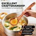 thumbnail image 6 of ACMETOP 6-Piece Natural Teak Wooden Spoons for Cooking With 10 Hooks，Handcrafted Kitchen Utensils Set ，Ideal Gift Set, 6 of 10