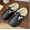 Black, variant on Women and Men Fur Lined Clogs Memory Foam Warm Fuzzy Slippers Winter Waterproof Indoor Outdoor Slipper