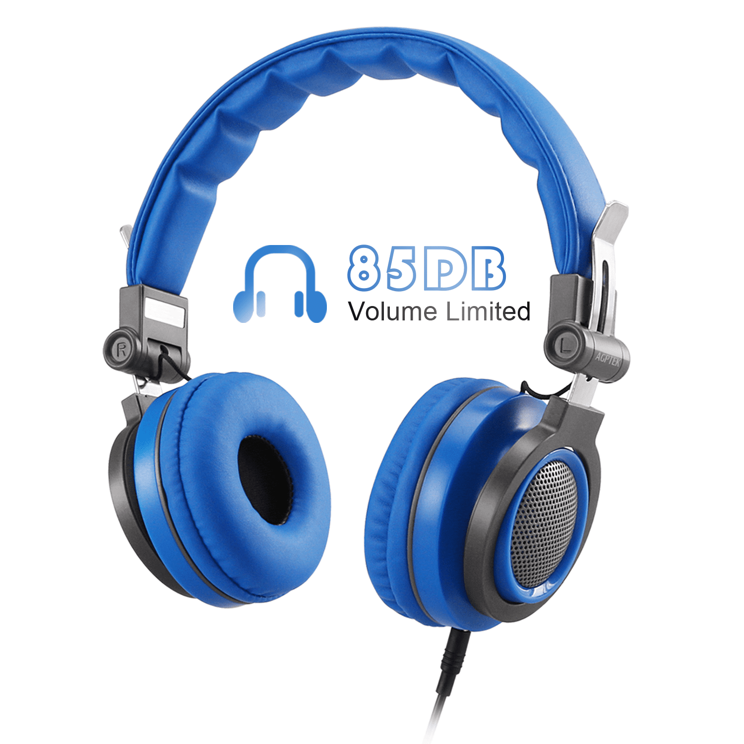 AGPTEK Kids Headphones Over Ear,Wired Children Headsets 85dB Volume Limited, Lightweight ,Adjustable & Foldable