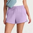 thumbnail image 7 of Guluxicc Women's Athletic Shorts with Pockets Elastic Waist Drawstring Running Short Trousers for Everyday Gym Workout, 7 of 7