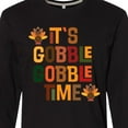 thumbnail image 4 of Inktastic Thanksgiving Gobble Time Turkey Long Sleeve T-Shirt, 4 of 5