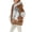 Light Brown, variant on Hoodie for Child Boys Girls Size 7 Sherpa Patchwork Fleece Lined Full Zip Hoodie Fashion Fall Winter Jacket Fluffy Sweatshirts Black 7-8 Years