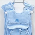 thumbnail image 4 of Karoyedx Fashion Clothing Set Toddler Boy Winter Clothing Sets Unisex Baby Boy Girl Layette Sets Bodysuits Pants And Accessories Comfort Infant Outfit Light Blue Size,0-9 Months, 4 of 5