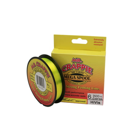 Lews Fishing Mr. Crappie 500 Yard Filler Spool (Best Fishing Line For Crappie)