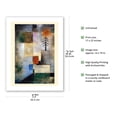 thumbnail image 2 of Small Picture of Fir Trees - From an Original Abstract Woodcut by Paul Klee c.1922 - Bamboo Fine Art 290gsm Paper (Unframed) 17x22in, 2 of 4