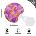 thumbnail image 4 of Artistic Abstract Patterns 15.4in Diameter PVC Plate Mat, Heat-Resistant and Cuttable, Kitchen Decor, 4 of 7