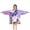 Purple Butterfly Flower, variant on Purple Butterfly Pattern Blanket Hoodies for Kids 6-13YR Oversize Wearable Blanket Hoodies for Boys Girls Teens