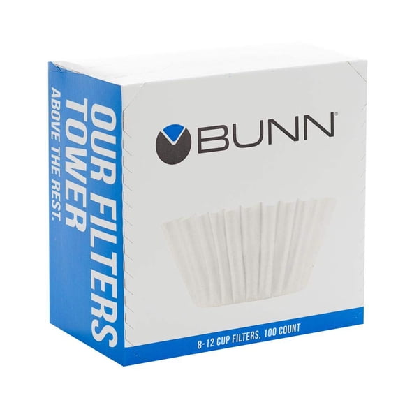 BUNN- Filtres à Café, Format de Tasse 8/12, 100/paquet (Lot de 2)