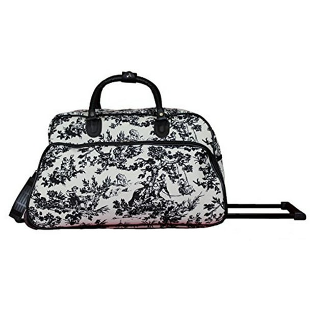 World Traveler 21 Inch Carry On Rolling Duffel Bag Countryside White Walmart Com Walmart Com