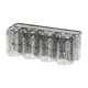 thumbnail image 3 of Portacepillos de dientes Organizador de cepillos de dientes con juego de vasos Fácil de instalar Ahorra espacio 4 tazas gris, 3 of 9